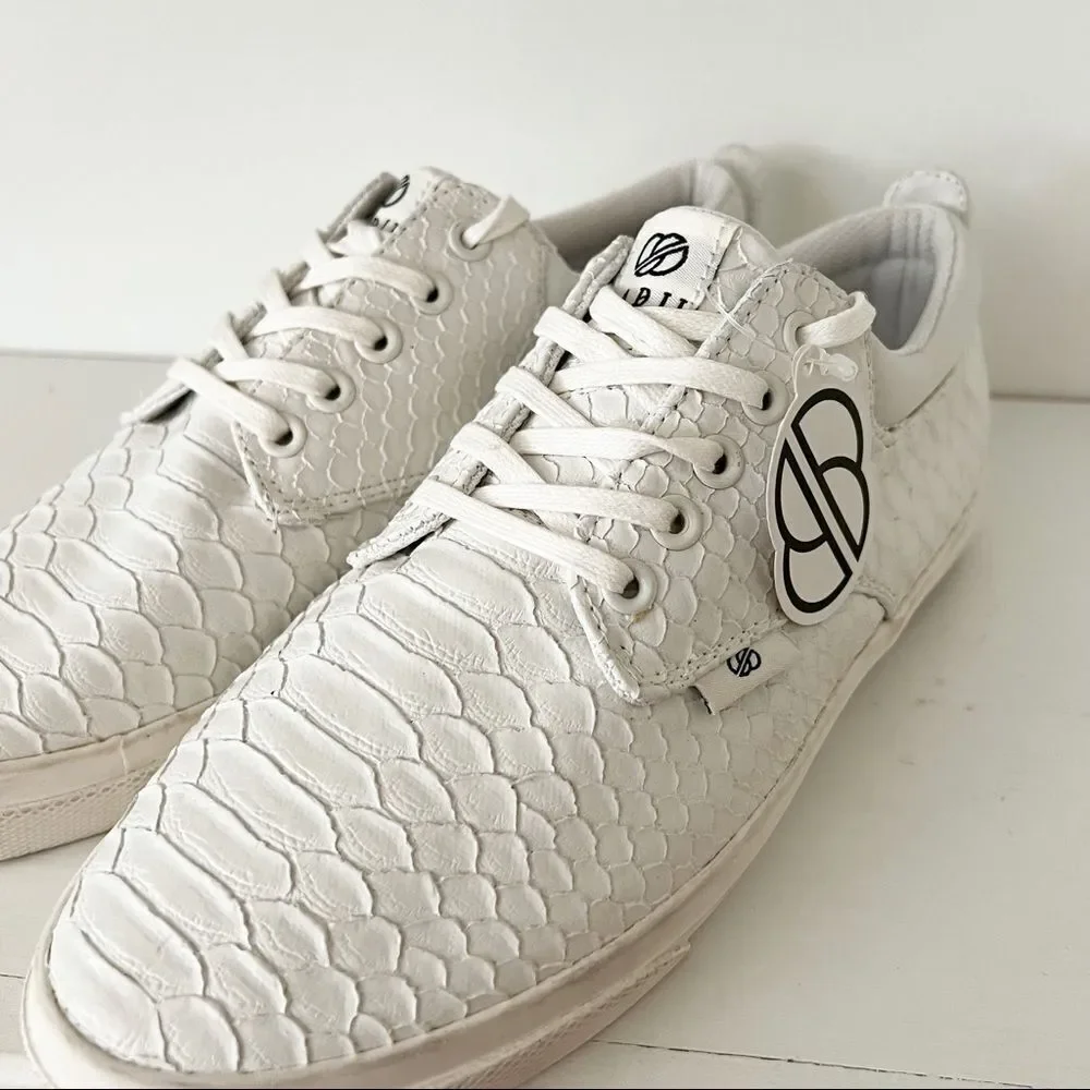 Radii Jax NWOT white python sneakers leather men size 7